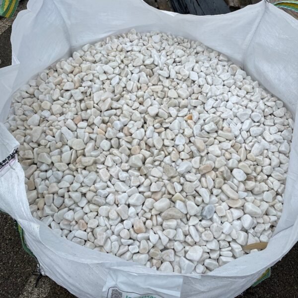Galets marbre blanc 20/40