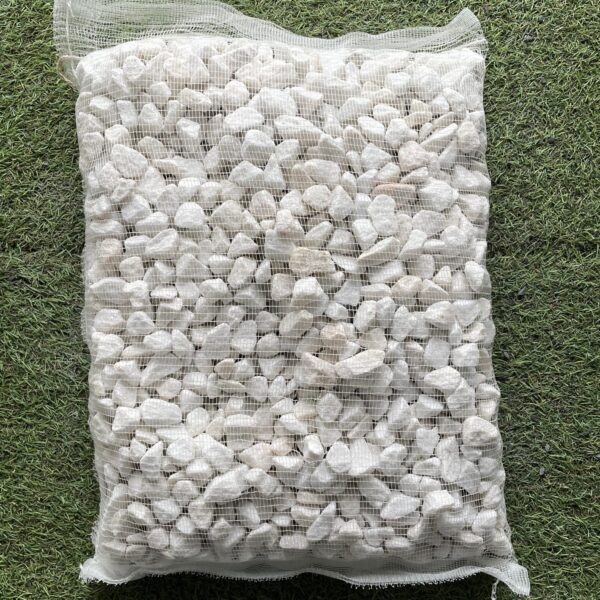 Galets marbre blanc 12/20