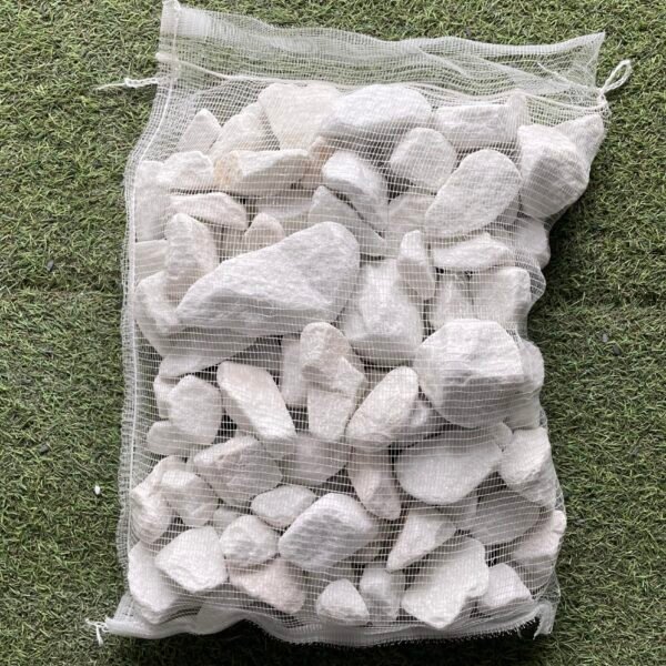 Galets marbre blanc 40/60